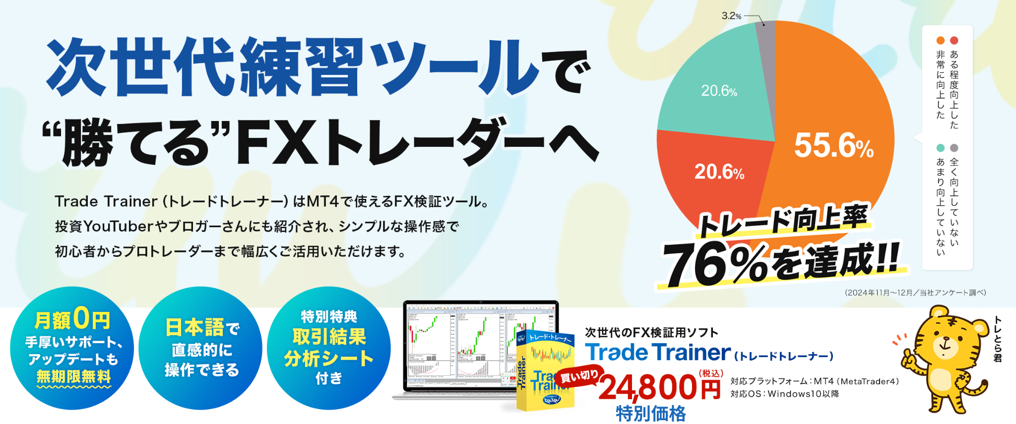 初心者からプロまで！いま選ばれているFX検証ソフトTrade Trainer（トレードトレーナー）